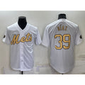 New York Mets #39 Edwin Diaz White FEDASGOGE 2022 All Star Stitched Cool Base Jersey
