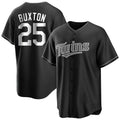 Minnesota Twins #25 Byron Buxton Player Black FEDASGOGEHome Game Stitched Jerseys