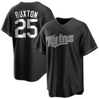 Minnesota Twins #25 Byron Buxton Player Black FEDASGOGEHome Game Stitched Jerseys