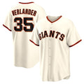 San Francisco Giants #35 Justin Verlander Cream FEDASGOGE Home Replica Jersey