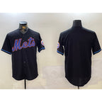 New York Mets Team Big Logo Graphite FEDASGOGE 2024 City Connect Limited Stitched Jersey