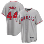 Los Angeles Angels #44 Ben Joyce Player Gray FEDASGOGE Home Game Stitched Jerseys