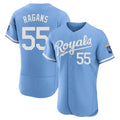 Kansas City Royals #55 Cole Ragans Player Light Blue FEDASGOGE Alt Limited Elite Home Stitched Jerseys