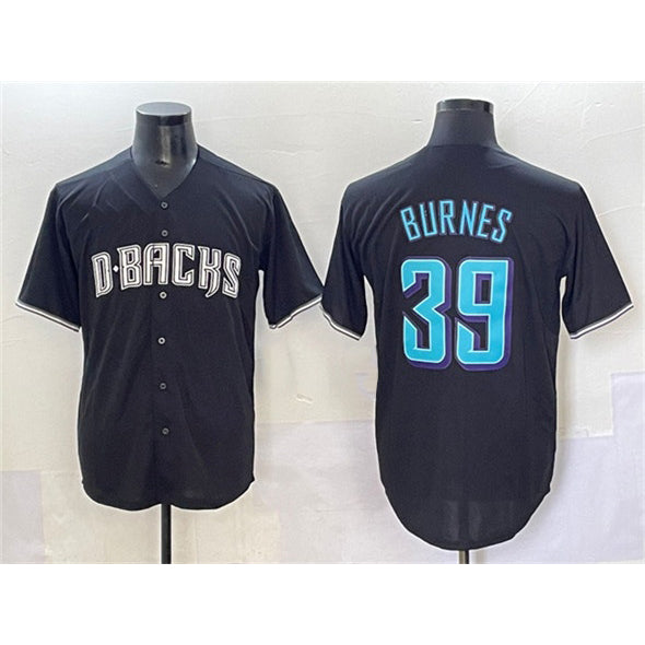 Arizona Diamondbacks #39 Corbin Burnes Black FEDASGOGE Stitched Jersey