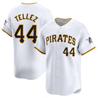 Pittsburgh Pirates #44 Rowdy Tellez White FEDASGOGE Home Limited Stitched Jersey