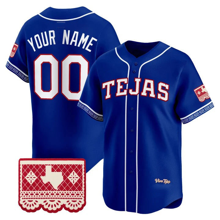 Custom Texas Rangers Royal FEDASGOGE 2026 City Connect Vapor Premier Limited Jersey - All Stitched