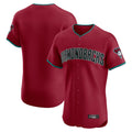 Arizona Diamondbacks Red FEDASGOGE Limited Elite Home Game Blank Player Stitched Jerseys