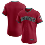 Arizona Diamondbacks Red FEDASGOGE Limited Elite Home Game Blank Player Stitched Jerseys