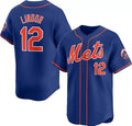 New York Mets #12 Francisco Lindor Royal FEDASGOGE 2024 Alternate Limited Stitched Jersey