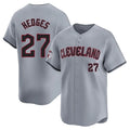 Cleveland Guardians #27 Austin Hedges Player Gray FEDASGOGE Road Limited Home Stitched Jerseys