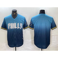 Philadelphia Phillies Blank Blue FEDASGOGE 2024 City Connect Limited Stitched Jersey