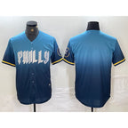 Philadelphia Phillies Blank Blue FEDASGOGE 2024 City Connect Limited Stitched Jersey