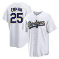 Los Angeles Dodgers #25 Tommy Edman Player Gold White FEDASGOGE 2026 Collection Stadium Game Stitched Jerseys