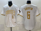 Pittsburgh Pirates #6 Konnor Griffin White FEDASGOGE 2026 City Connect Stadium Stitched Jersey
