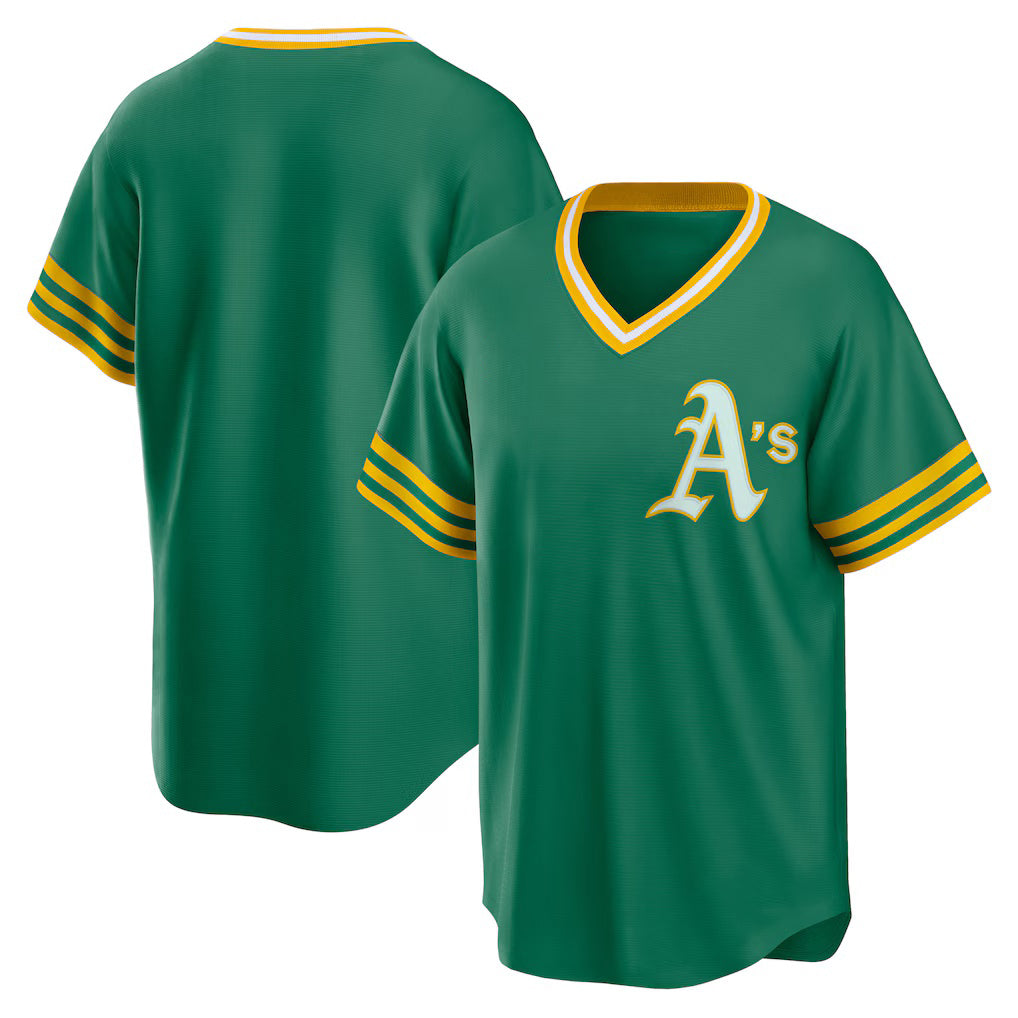Oakland Athletics Kelly Green FEDASGOGE Road Cooperstown Collection Team Jersey