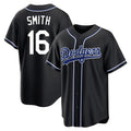 Los Angeles Dodgers #16 Will Smith Player Black FEDASGOGE Carbon Limited Home Stitched Jerseys