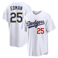 Los Angeles Dodgers #25 Tommy Edman Player Gold White FEDASGOGE 2026 Collection Stadium Limited Stitched Jerseys
