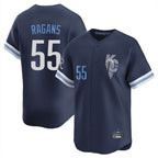 Kansas City Royals #55 Cole Ragans Player Navy FEDASGOGE City Connect Limited Home Stitched Jerseys