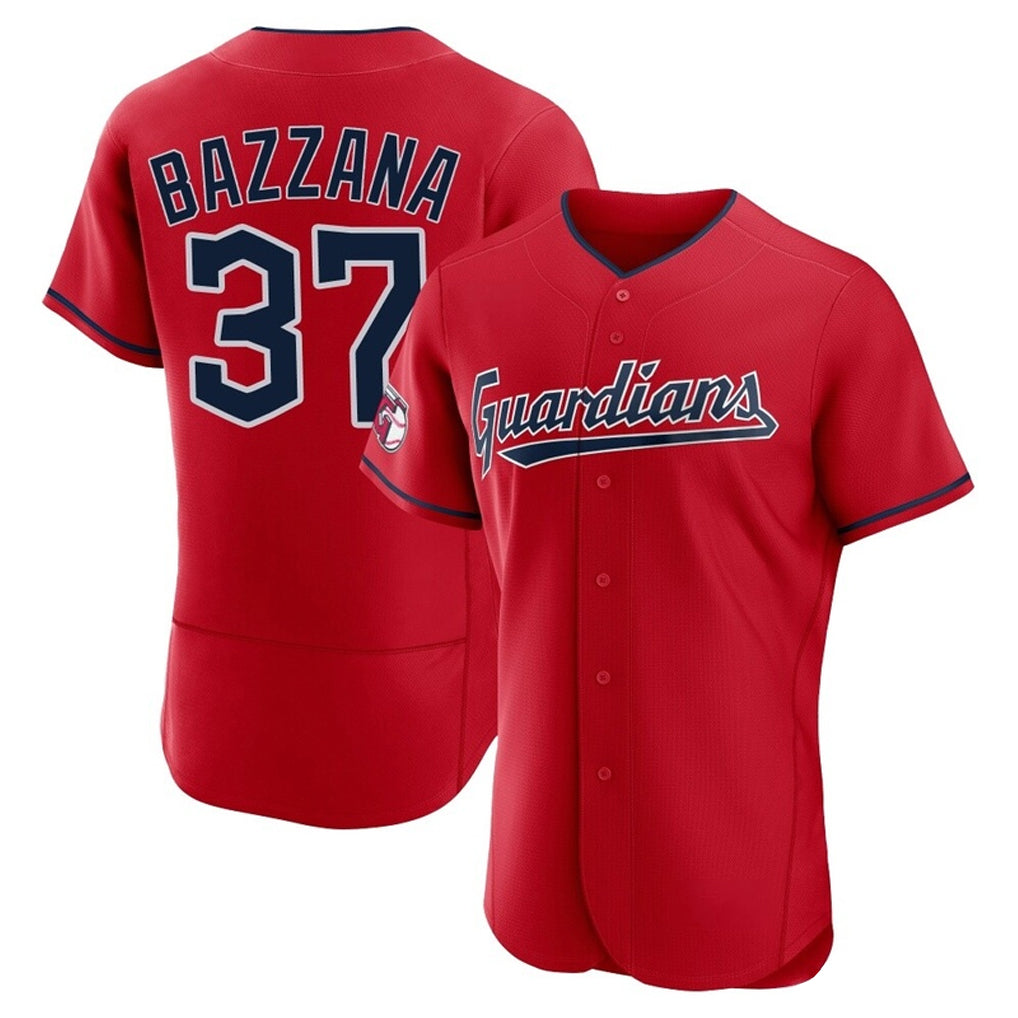Cleveland Guardians #37 Travis Bazzana Player Red FEDASGOGE Limited Elite Home Stitched Jerseys