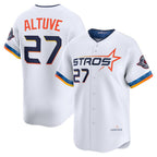 Houston Astros #27 Jose Altuve White FEDASGOGE 2025 City Connect Limited Player Jersey