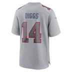 B.Bills #14 Stefon Diggs Atmosphere Fashion Game Jersey - Gray FEDASGOGE