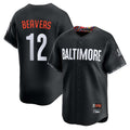 Baltimore Orioles #12 Dylan Beavers Player Black FEDASGOGE City Connect Limited Home Game Stitched Jerseys