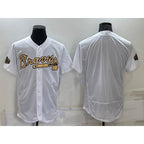 Atlanta Braves Blank White FEDASGOGE 2022 All Star Stitched Flex Base Jersey