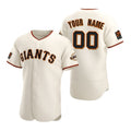 Custom San Francisco Giants White FEDASGOGE 2020 Stitched Flex Base Jersey