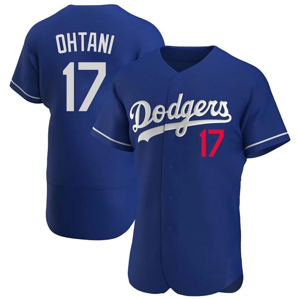 Los Angeles Dodgers #17 Shohei Ohtani Player Royal FEDASGOGE Limited Elite Home Stitched Jerseys