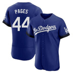 Los Angeles Dodgers #44 Andy Pages Player Royal FEDASGOGE City Connect Elite Home Stitched Jerseys