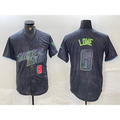 Tampa Bay Rays #8 Brandon Lowe Charcoal FEDASGOGE 2024 City Connect Player Number Limited Cool Base Jerseys