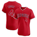 Los Angeles Angels #4 Christian Moore Player Red FEDASGOGE Home Limited Elite Stitched Jerseys