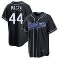 Los Angeles Dodgers #44 Andy Pages Player Black FEDASGOGE Carbon Limited Home Stitched Jerseys