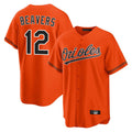 Baltimore Orioles #12 Dylan Beavers Player Orange FEDASGOGE Home Game Stitched Jerseys