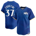 Minnesota Twins #37 Victor Caratini Player Royal FEDASGOGECity Connect Limited Home Stitched Jerseys
