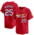 St. Louis Cardinals #25 Mark McGwire Red FEDASGOGE City Connect Jersey