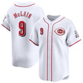 Cincinnati Reds #9 Matt McLain White FEDASGOGE Home Limited Stitched Jersey