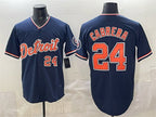 Detroit Tigers #24 Miguel Cabrera Navy FEDASGOGE 2026 Alternate Vapor Premier Limited Stitched Jersey