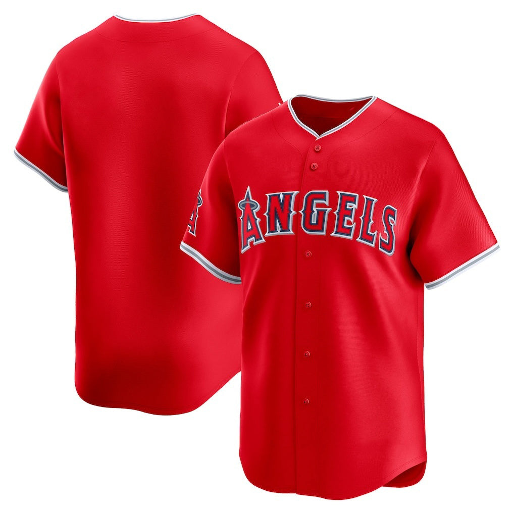 Los Angeles Angels Red FEDASGOGE Alternate Limited Jersey