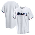Miami Marlins White FEDASGOGE Home Replica Team Jersey