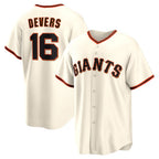 San Francisco Giants #16 Rafael Devers White FEDASGOGE Home Replica Player Jersey