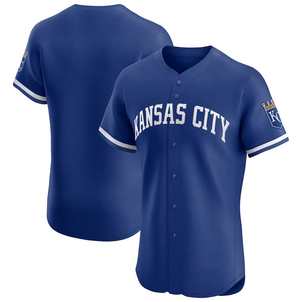 Kansas City Royals Royal FEDASGOGE Alternate Vapor Premier Elite Patch Jersey