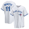 Toronto Blue Jays #11 Bo Bichette White FEDASGOGE Replica Player Jersey