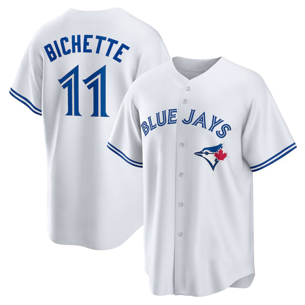 Toronto Blue Jays #11 Bo Bichette White FEDASGOGE Replica Player Jersey