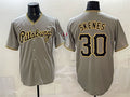 Pittsburgh Pirates #30 Paul Skenes Gray FEDASGOGE Limited Stitched Jersey