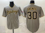 Pittsburgh Pirates #30 Paul Skenes Gray FEDASGOGE Limited Stitched Jersey