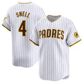 San Diego Padres #4 Blake Snell White FEDASGOGE 2024 Home Limited Stitched Jersey