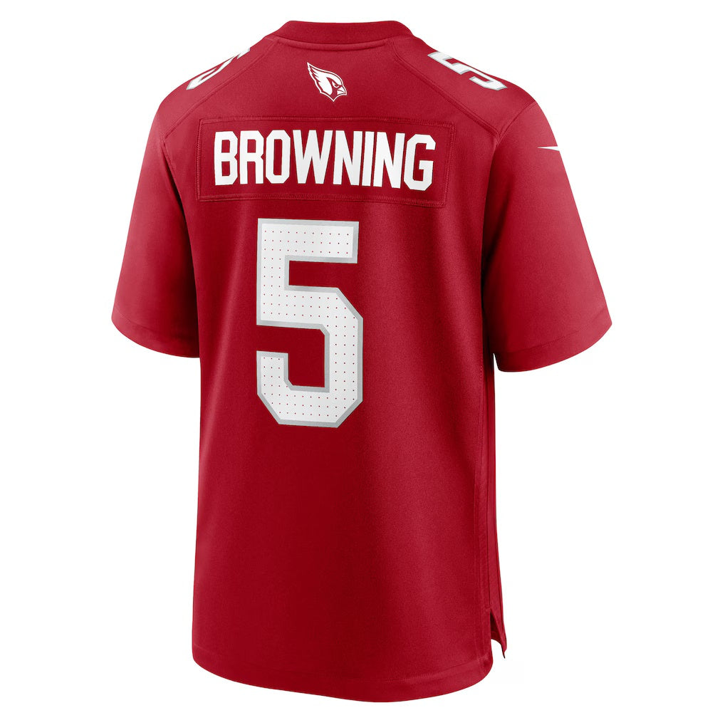 A.Cardinals #5 Baron Browning Cardinal FEDASGOGE Team Game Jersey