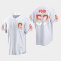 San Francisco Giants #57 Alex Wood White FEDASGOGE 2021 City Connect Jersey