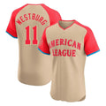 Baltimore Orioles #11 Jordan Westburg Player Cream FEDASGOGE American League All-Star Limited Elite Home Game Stitched Jerseys